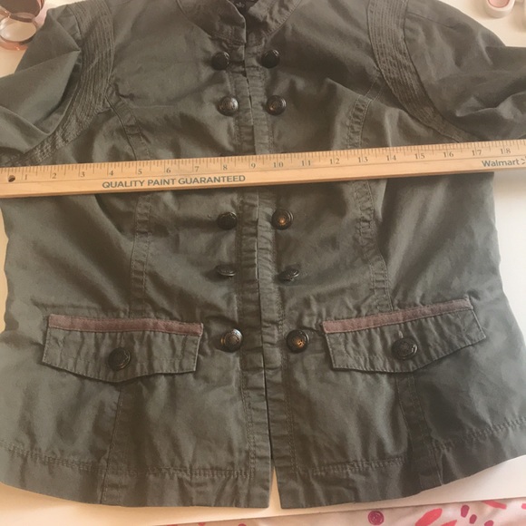 Apt. 9 Army green Cotton Blazer Size Small - Picture 12 of 12